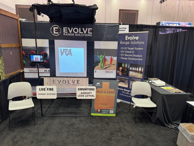 Evolve Range Solutions setup at SHOT Show